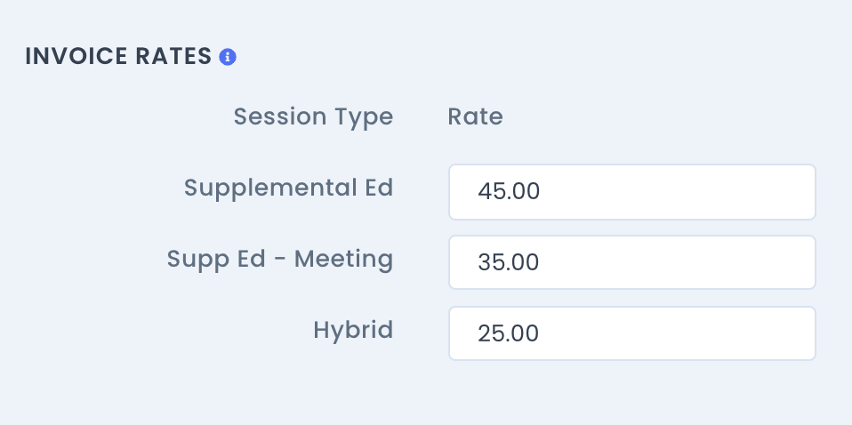 IS06. Setting Invoice Rates For SES Style Invoices – Oases Knowledge Base